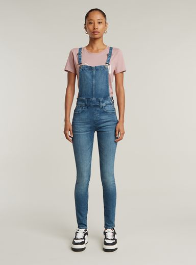 Lynn High Waist Skinny Overall